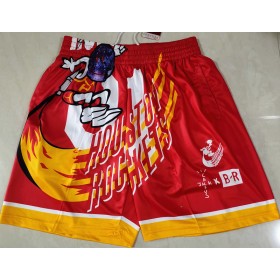 NBA Houston Rockets Pantalones de Bolsillo para Hombre M001 Swingman